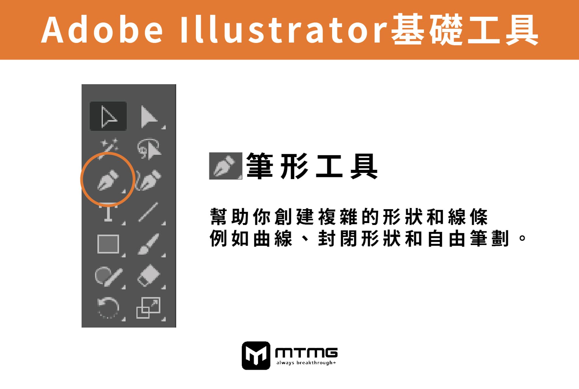 Adobe Illustrator 筆形工具